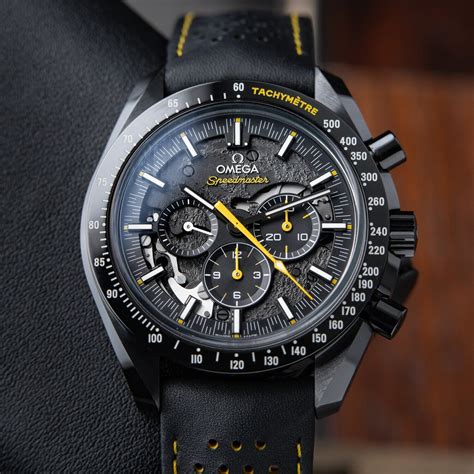 omega speedmaster dark side of the moon chronograph 44.25mm 31192443001001|More.